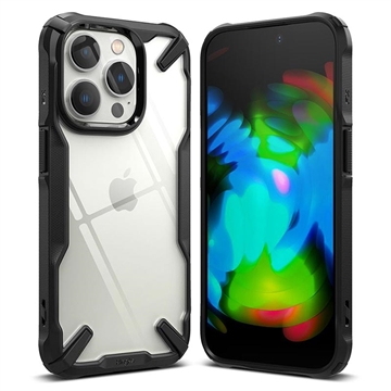 Ringke Fusion X iPhone 14 Pro Hybrid Case - Zwart