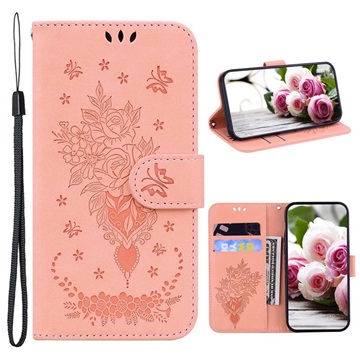 Roses Series Motorola Edge 30 Wallet Case - Roze