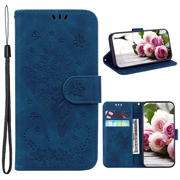 Roses Series Motorola Moto E32 Wallet Case - Blauw