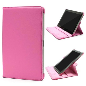 Rotary Leren Case - Samsung Galaxy Tab 2 10.1 P5100, P7500 - Felroze