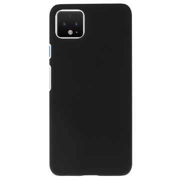 Google Pixel 4 XL rubberen plastic behuizing - zwart