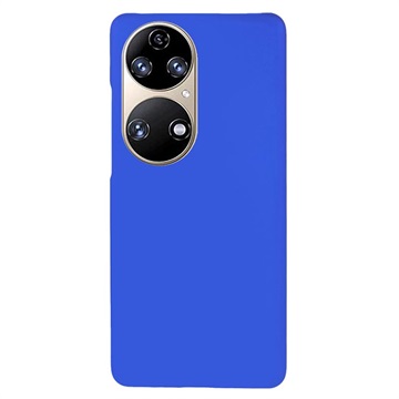 Huawei P50 Rubberen Plastic Case - Blauw