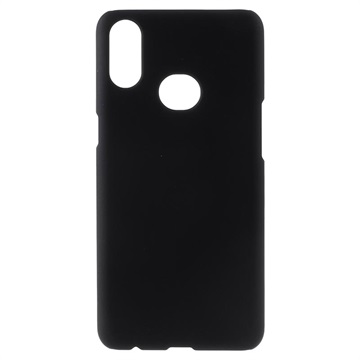 Samsung Galaxy A10s Rubberen Plastic Case - Zwart