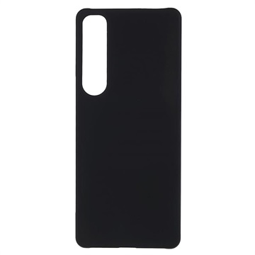 Sony Xperia 1 IV Rubberen Plastic Case - Zwart