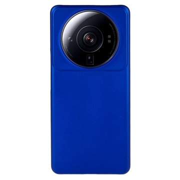 Xiaomi 12S Ultra Geruberiseerd Kunststof Cover - Blauw