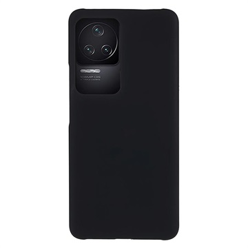 Xiaomi Redmi K50/K50 Pro rubberen plastic behuizing - zwart