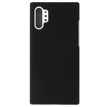 Samsung Galaxy Note10+ Rubberen Plastic Case - Zwart