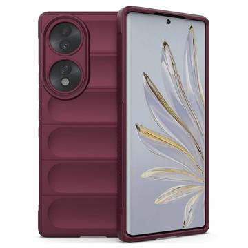 Rugged Series Honor 70 TPU Case - Wijnrood