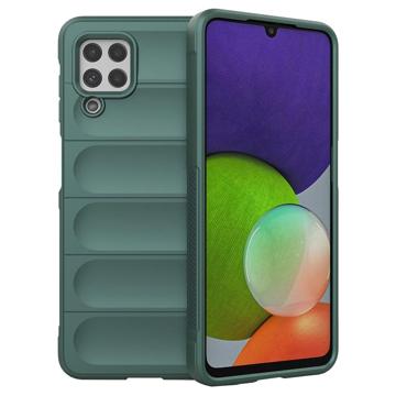 Rugged Series Samsung Galaxy A22 4G TPU Case - Groen