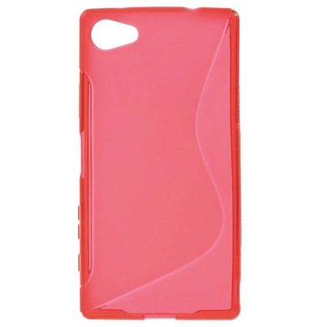 Sony Xperia Z5 Compact S-Curve TPU Case - Rood