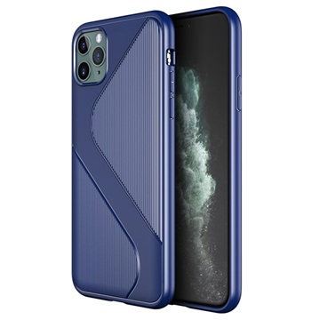 S-Vorm iPhone 11 Pro TPU Hoesje - Blauw