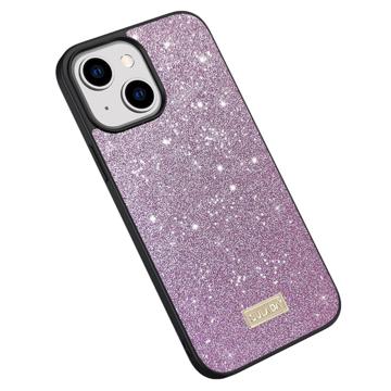 Sulada Glitter Serie iPhone 14 Plus Gecoate Case - Paars