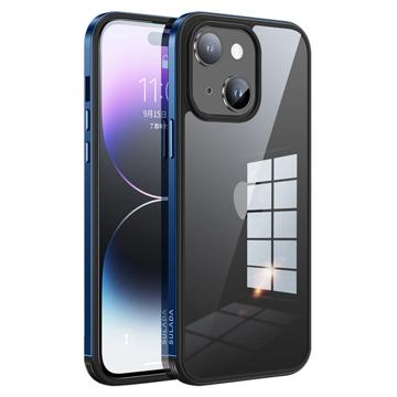 Sulada Minrui iPhone 14 Plus Hybride Hoesje - Donkerblauw