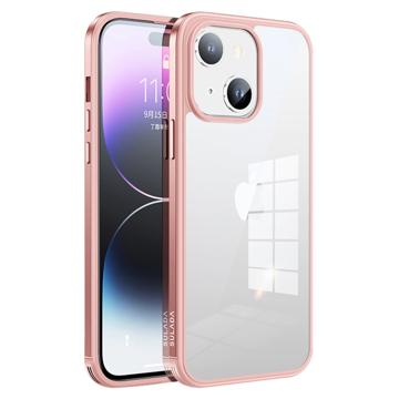 Sulada Minrui iPhone 14 Plus Hybride Hoesje - Roze