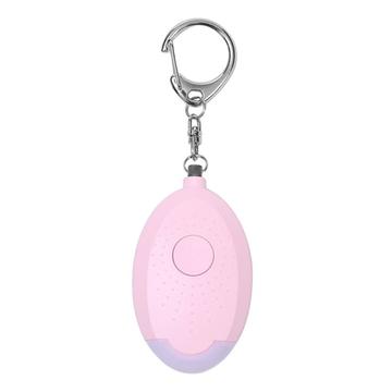 Safe Sound Persoonlijk Alarm Sleutelhanger 130db Zelfverdedigingsalarm Noodzaklamp - Roze