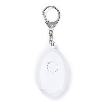 Safe Sound Persoonlijk Alarm Sleutelhanger 130db Zelfverdedigingsalarm Noodzaklamp - Wit