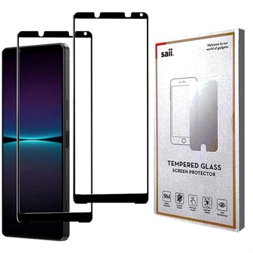 Saii 3D Premium Sony Xperia 10 IV Gehard Glas - 9H - 2 St.