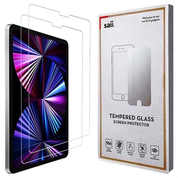 Saii 3D Premium iPad Pro 11 (2021) Gehard Glas - 9H - 2 St.