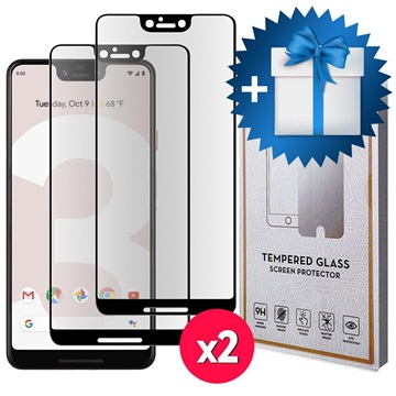 Saii 3D Premium Google Pixel 3 XL Gehard Glas - 9H, 2 St.