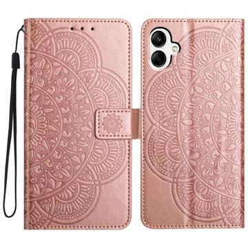 Samsung Galaxy A06 Mandala Series Portemonnee-hoesje - Rose Gold