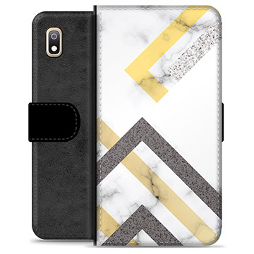 Samsung Galaxy A10 Premium Portemonnee Hoesje - Abstract Marmer