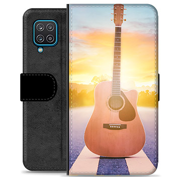 Samsung Galaxy A12 Premium Wallet Case - Gitaar