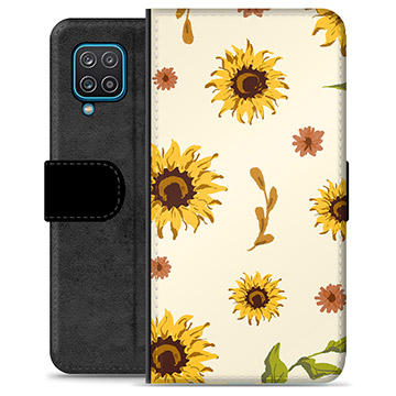 Samsung Galaxy A12 Premium Wallet Case - Zonnebloem