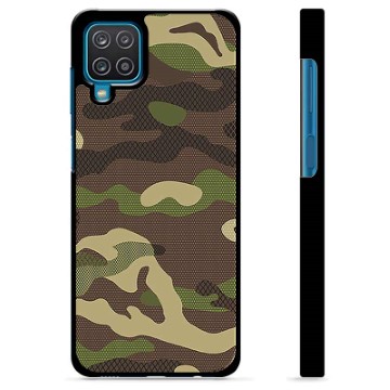 Samsung Galaxy A12 Beschermhoes - Camo