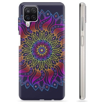 Samsung Galaxy A12 TPU Hoesje - Kleurrijke Mandala