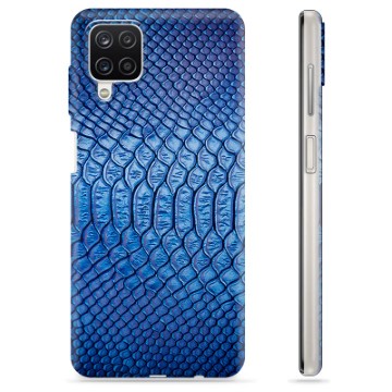 Samsung Galaxy A12 TPU-hoesje - leer