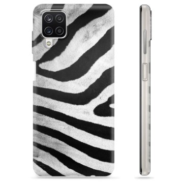 Samsung Galaxy A12 TPU Hoesje - Zebra