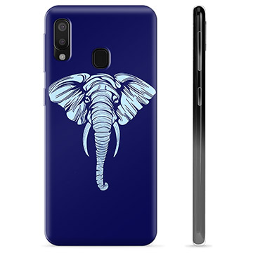 Samsung Galaxy A20e TPU Hoesje - Olifant