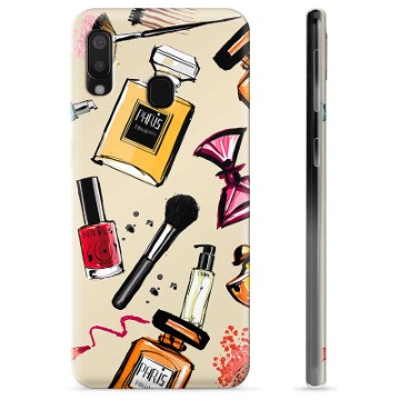 Samsung Galaxy A20e TPU-hoesje - Make-up