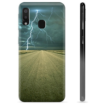 Samsung Galaxy A20e TPU-hoesje - Storm