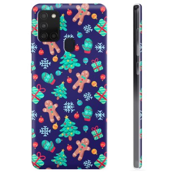 Samsung Galaxy A21s TPU Hoesje - Gingerbread Man