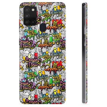 Samsung Galaxy A21s TPU Hoesje - Graffiti