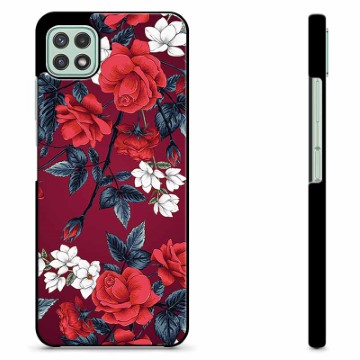 Samsung Galaxy A22 5G Beschermhoes - Vintage Bloemen