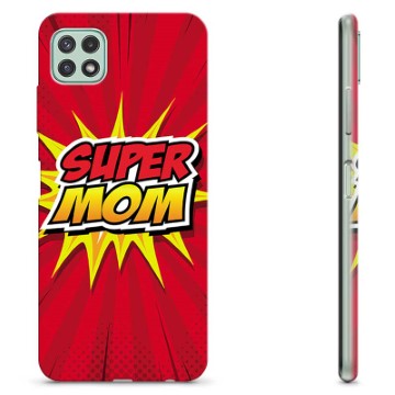 Samsung Galaxy A22 5G TPU Hoesje - Super Mom