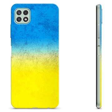 Samsung Galaxy A22 5G TPU Hoesje OekraÃ¯ense Vlag - Two Tone