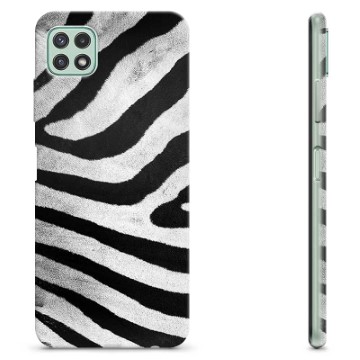 Samsung Galaxy A22 5G TPU Hoesje - Zebra