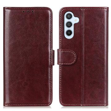 Samsung Galaxy A25 Wallet Case met Magnetische Sluiting - Bruin