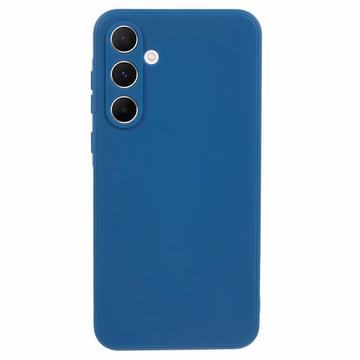 Samsung Galaxy A35 Anti-Vingerafdruk Mat TPU Hoesje - Donkerblauw