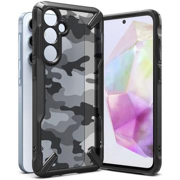 Samsung Galaxy A35 Ringke Fusion X Design Hybride Hoesje - Camouflage