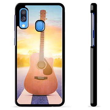 Samsung Galaxy A40 Beschermhoes - Gitaar