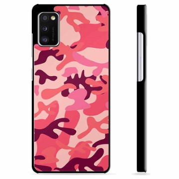 Samsung Galaxy A41 Beschermhoes - Roze Camouflage