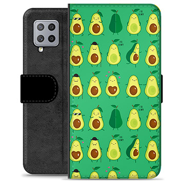 Samsung Galaxy A42 5G Premium Portemonnee Hoesje - Avocado Patroon