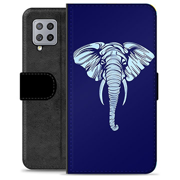 Samsung Galaxy A42 5G Premium Wallet Hoesje - Olifant