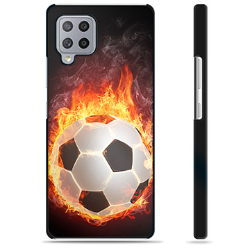 Samsung Galaxy A42 5G Beschermhoes - Voetbal Vlam