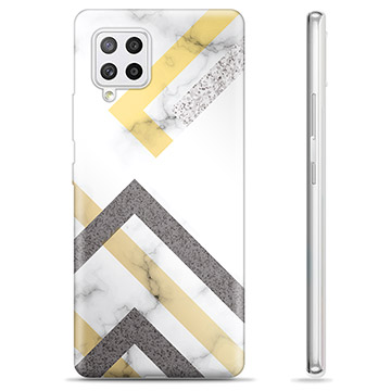 Samsung Galaxy A42 5G TPU Hoesje - Abstract Marmer