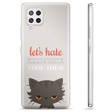 Samsung Galaxy A42 5G TPU-hoesje - Angry Cat